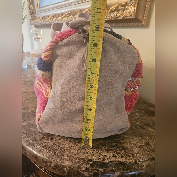 NWOT Free People First Class Embellished Weekender in Primrose Garden Duffel Bag - Picture 10 of 17